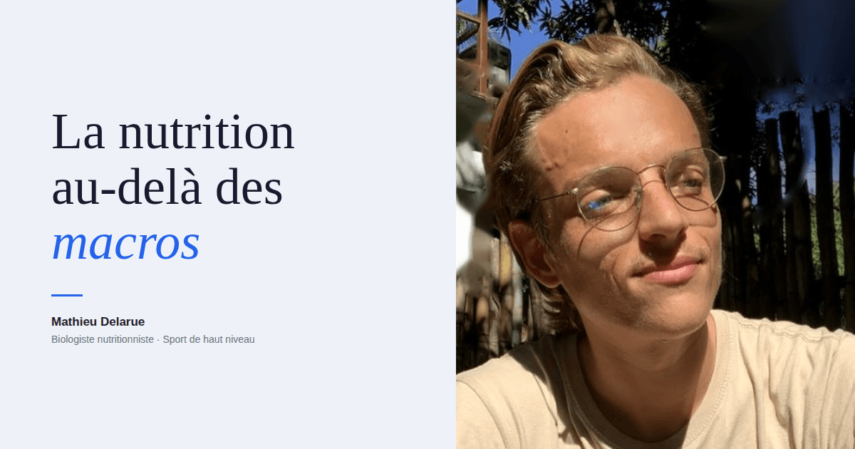 Arrêter de compter les calories : pourquoi les meilleurs nutritionnistes sportifs parlent maintenant de densité nutritionnelle