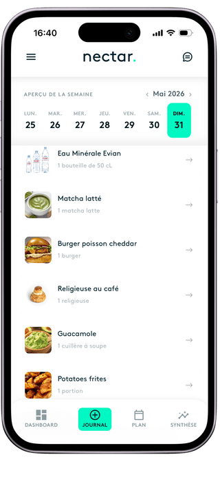 Journal alimentaire patient