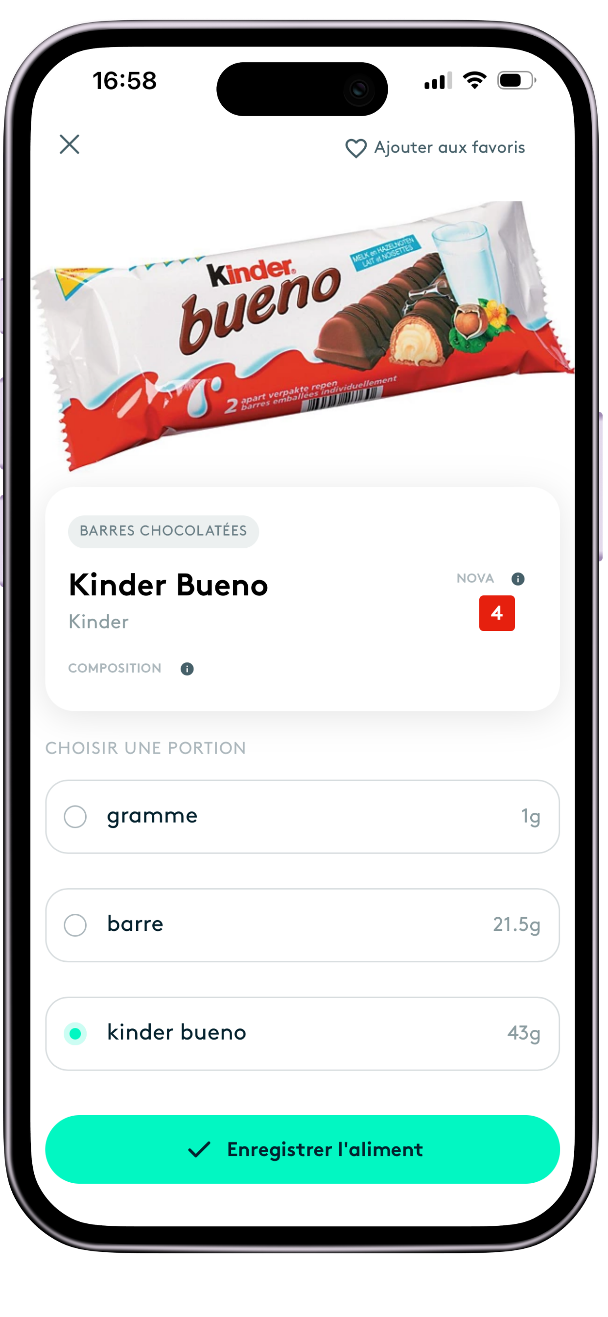 Nectar mobile produit